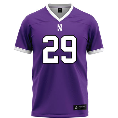Northwestern - NCAA Football : Qayvier Johnson - Fashion Jersey Football Jersey-0