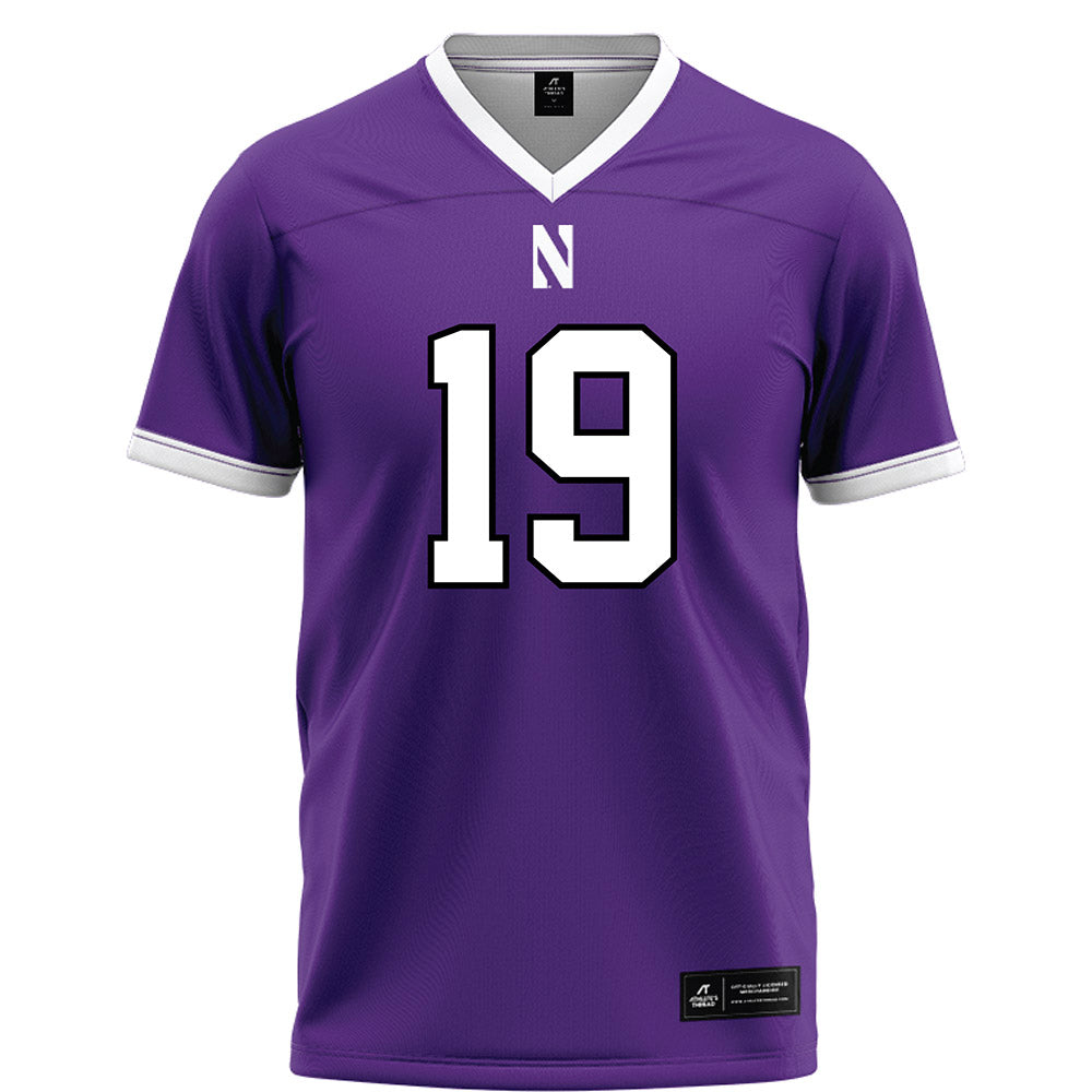 Northwestern - NCAA Football : J.J. Lewis - Fashion Jersey Football Jersey-0