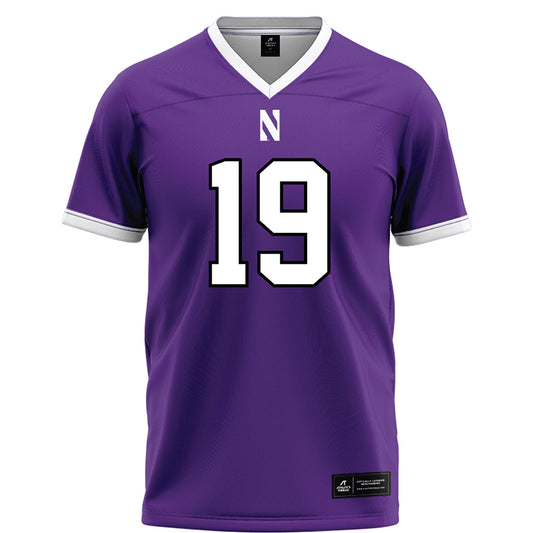 Northwestern - NCAA Football : J.J. Lewis - Fashion Jersey Football Jersey-0