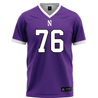Northwestern - NCAA Football : Michael O'Connell - Fashion Jersey Football Jersey-0