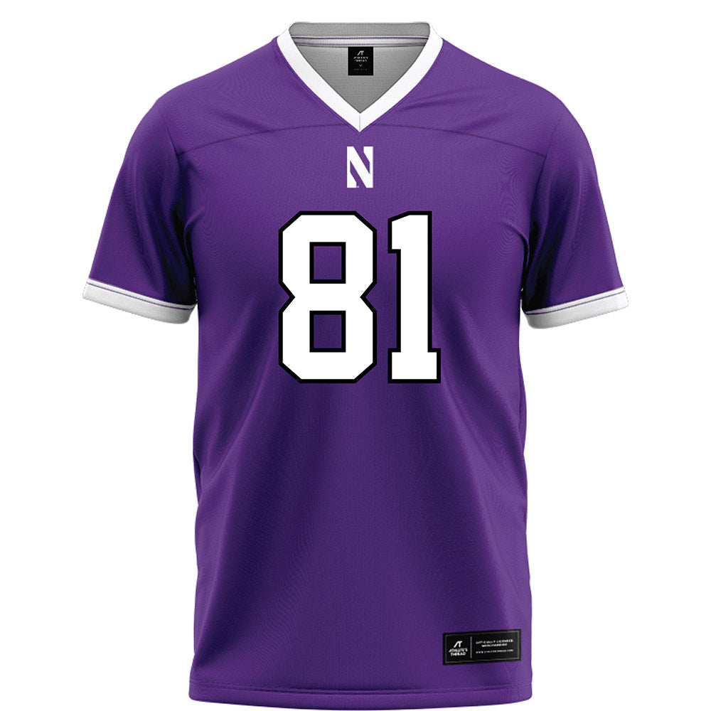 Northwestern - NCAA Football : Christopher Petrucci - Fashion Jersey Football Jersey-0