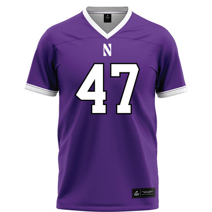 Northwestern - NCAA Football : Michael Kilbane - Fashion Jersey Football Jersey-0
