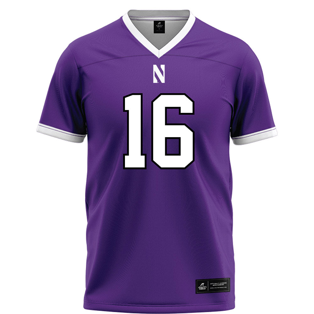 Northwestern - NCAA Football : J.J. Lewis - Fashion Jersey Football Jersey-0