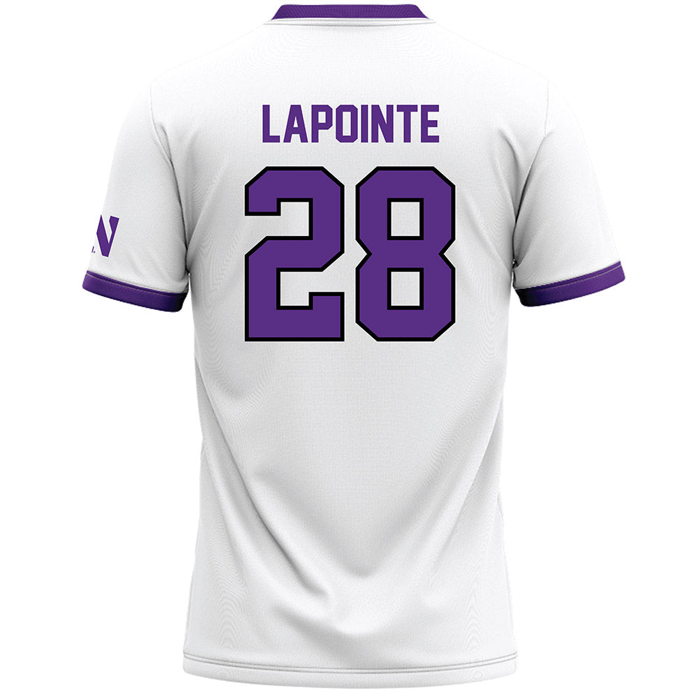 Northwestern - NCAA Women's Lacrosse : Taylor Lapointe - White Lacrosse Jersey