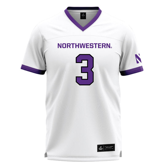 Northwestern - NCAA Women's Lacrosse : Aditi Foster - White Lacrosse Jersey-0