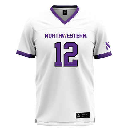 Northwestern - NCAA Women's Lacrosse : Olivia Adamson - White Lacrosse Jersey -0