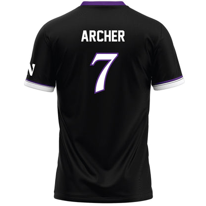 Northwestern - NCAA Women's Lacrosse : Lauren Archer - Black Lacrosse Jersey