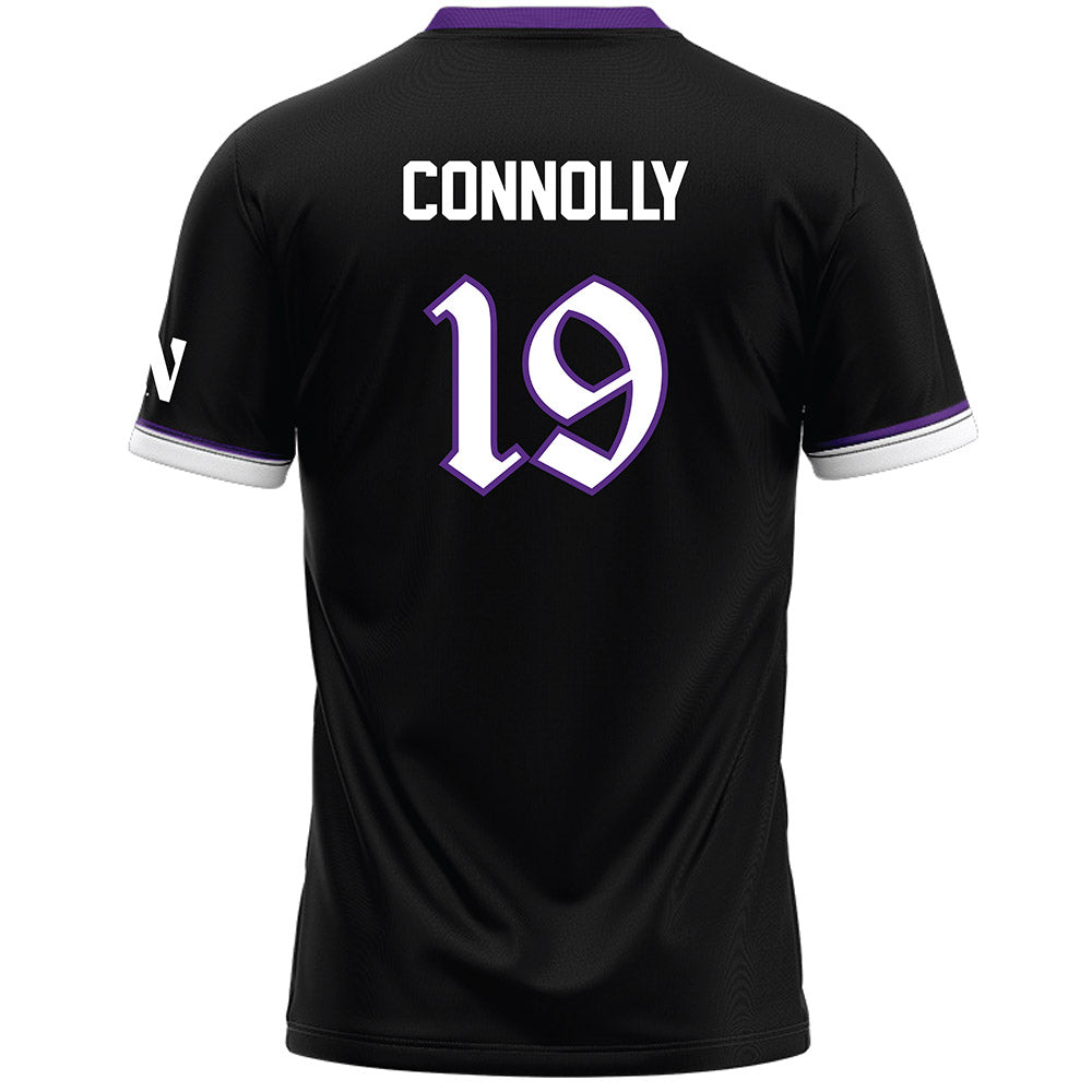 Northwestern - NCAA Women's Lacrosse : Sienna Connolly - Black Lacrosse Jersey -1