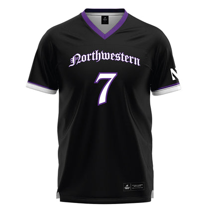 Northwestern - NCAA Women's Lacrosse : Lauren Archer - Black Lacrosse Jersey