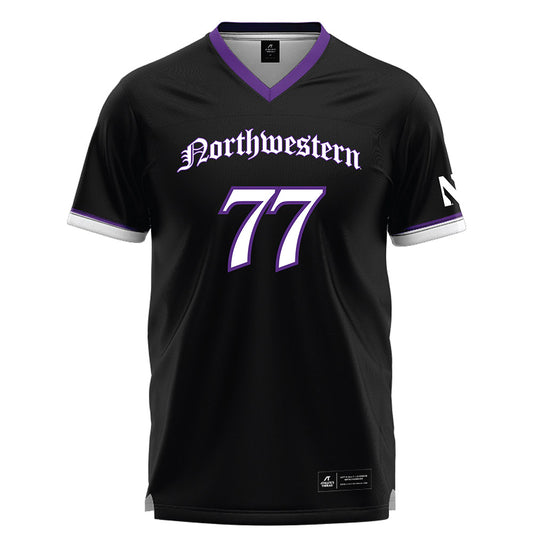 Northwestern - NCAA Women's Lacrosse : Talia Reading - Black Lacrosse Jersey