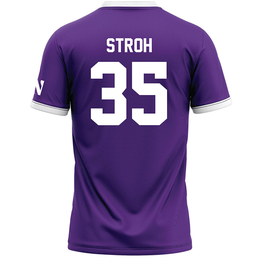 Northwestern - NCAA Women's Lacrosse : Brooke Stroh - Purple Lacrosse Jersey -1
