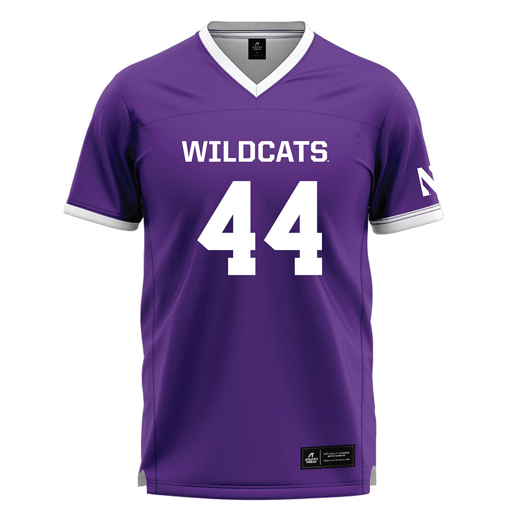 Northwestern - NCAA Women's Lacrosse : Camille Grieve - Purple Lacrosse Jersey -0