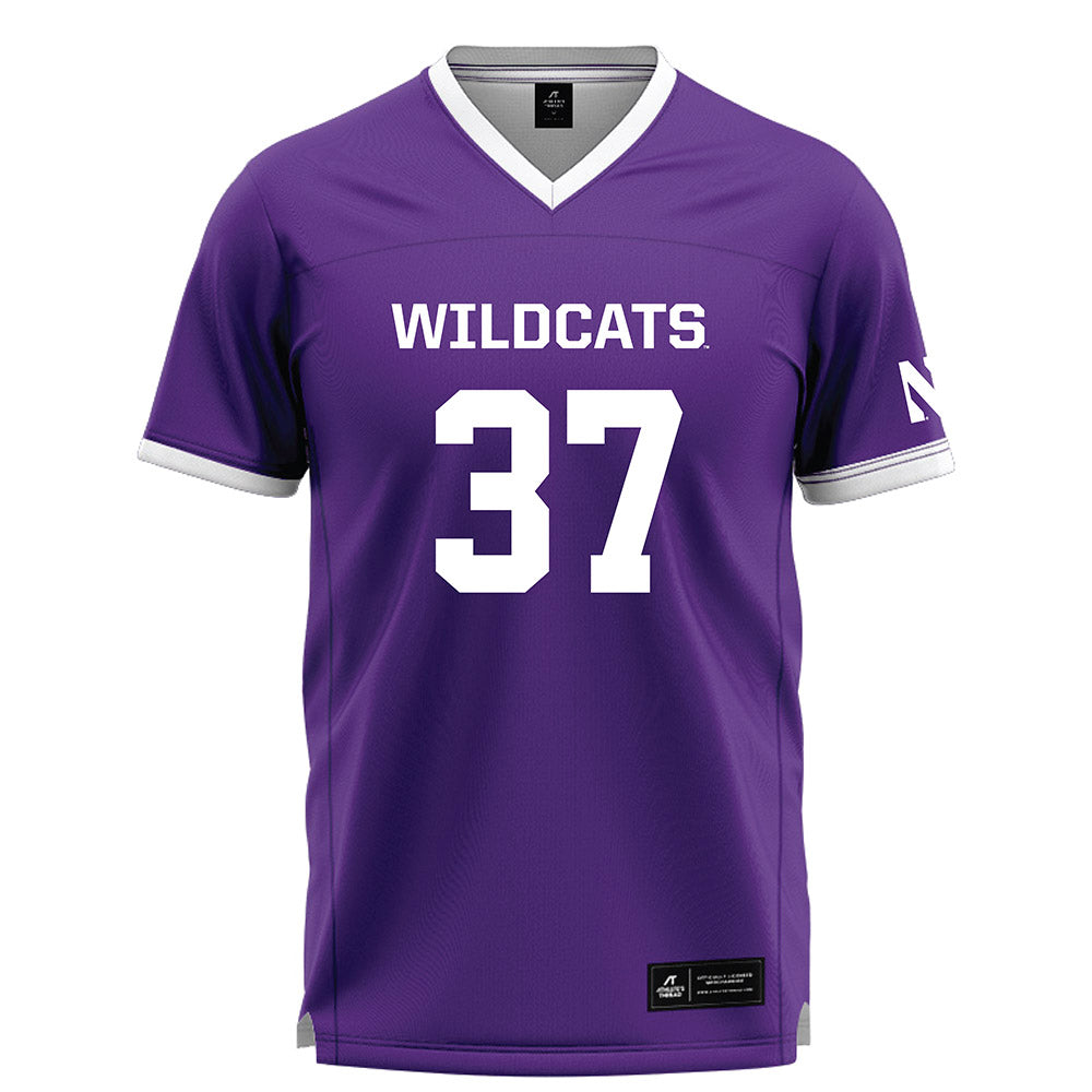 Northwestern - NCAA Women's Lacrosse : Kyle Finnell - Purple Lacrosse Jersey -0
