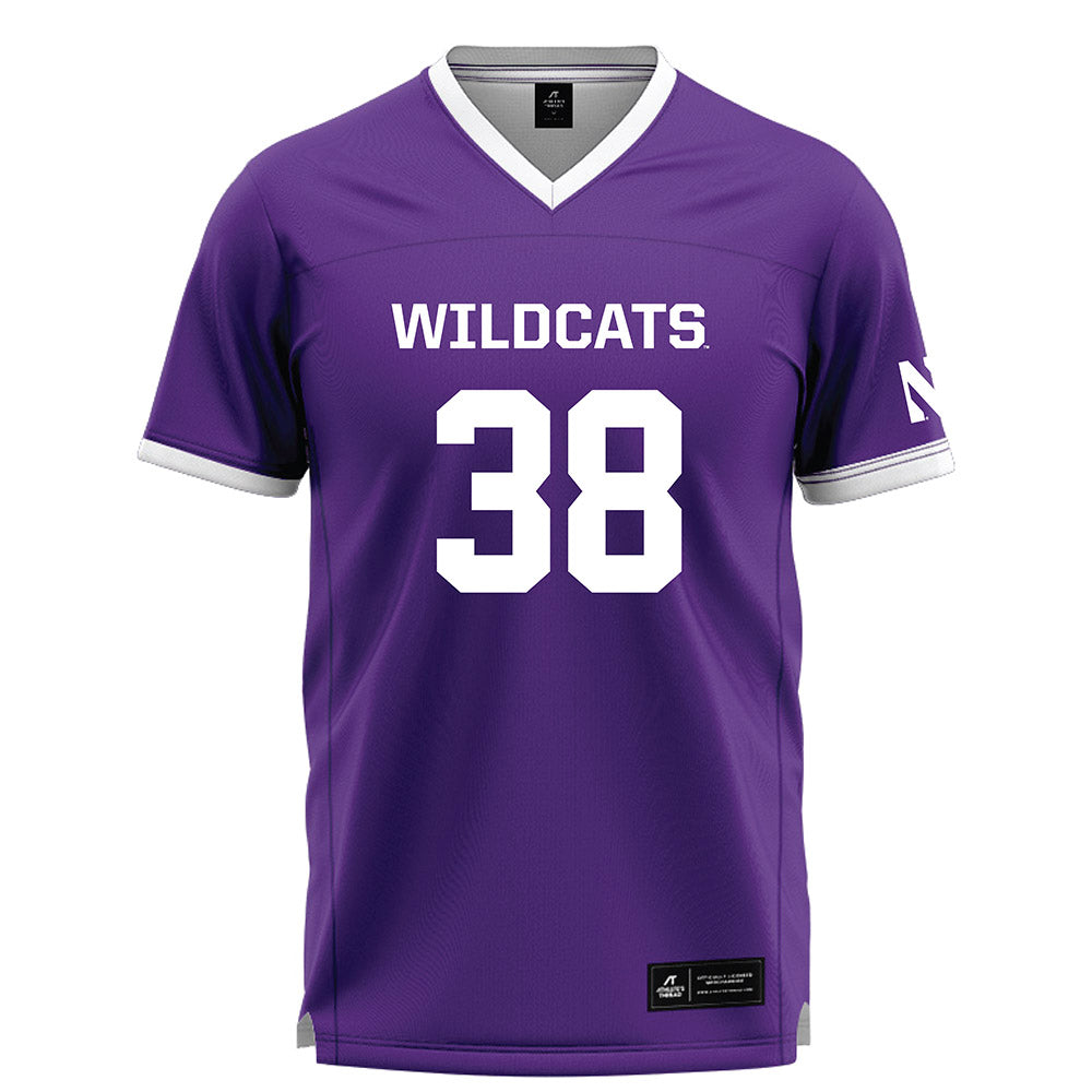 Northwestern - NCAA Women's Lacrosse : Kate Keller - Purple Lacrosse Jersey -0