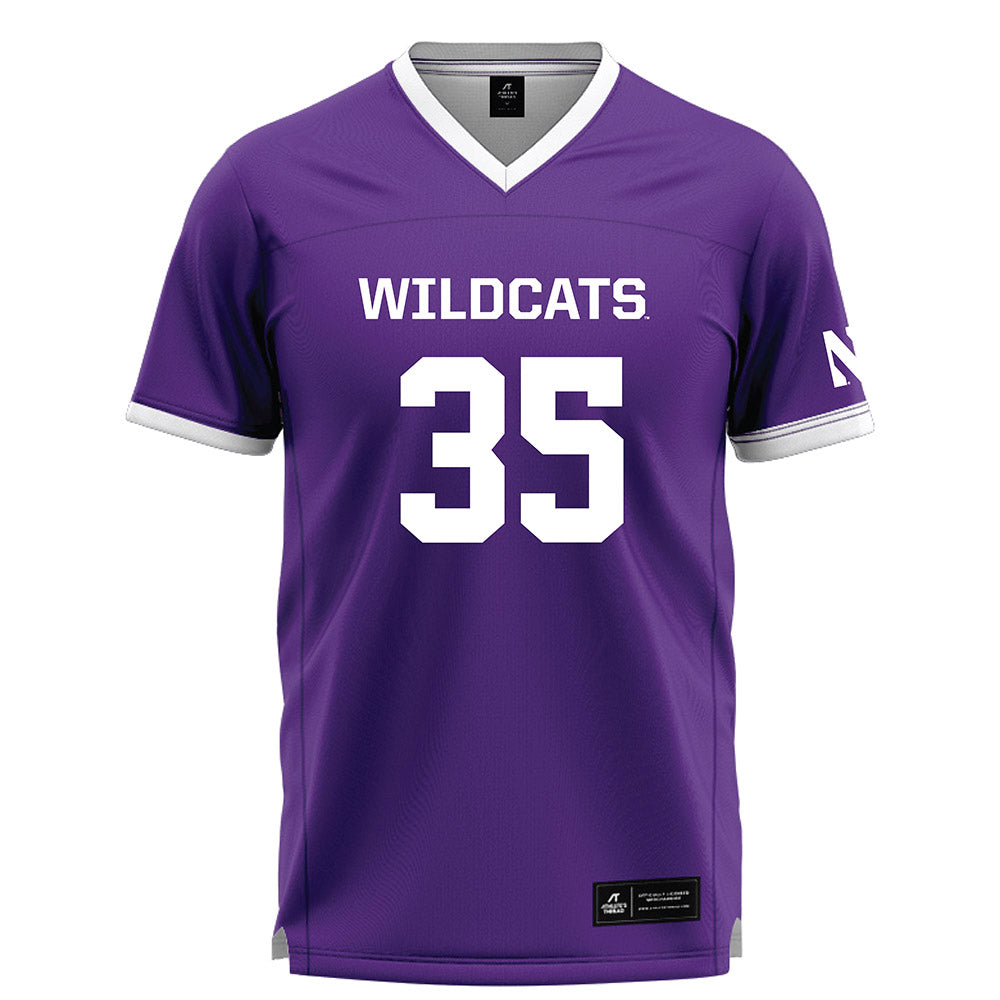 Northwestern - NCAA Women's Lacrosse : Brooke Stroh - Purple Lacrosse Jersey -0
