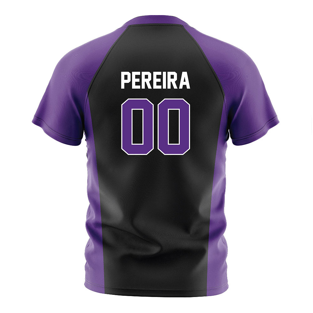 Northwestern - NCAA Men's Soccer : Dominic Pereira - Black Soccer Jersey-1