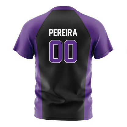 Northwestern - NCAA Men's Soccer : Dominic Pereira - Black Soccer Jersey-1
