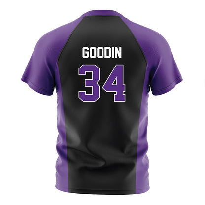 Northwestern - NCAA Women's Soccer : Ava Goodin - Black Soccer Jersey-1
