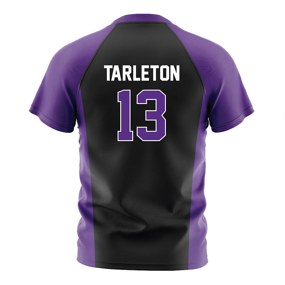 Northwestern - NCAA Men's Soccer : Baraka Tarleton - Black Soccer Jersey-1