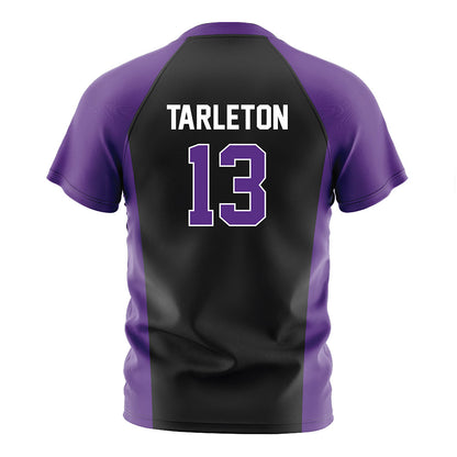 Northwestern - NCAA Men's Soccer : Baraka Tarleton - Black Soccer Jersey-1