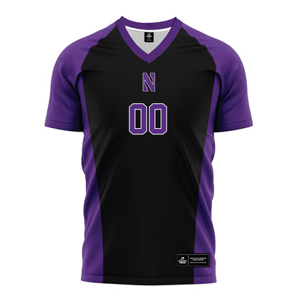 Northwestern - NCAA Men's Soccer : Gino Cervoni - Black Soccer Jersey-0