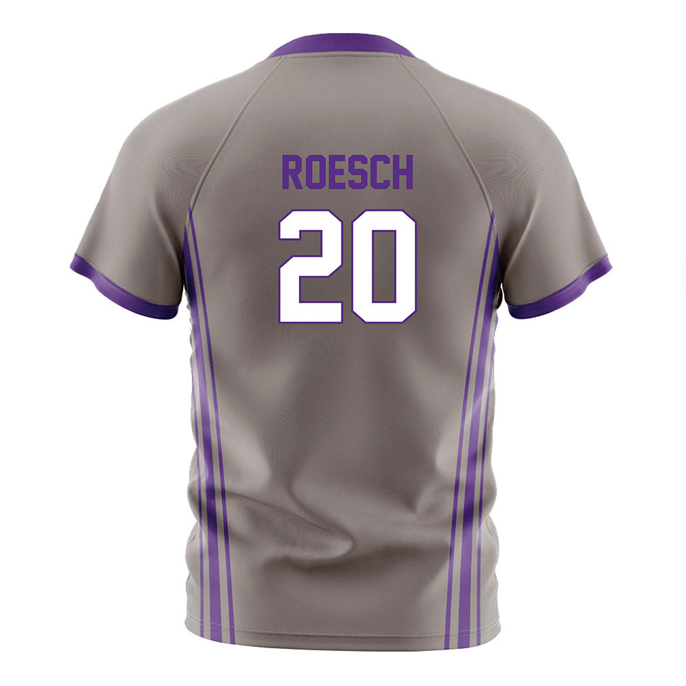Northwestern - NCAA Women's Soccer : Kennedy Roesch - Gray Soccer Jersey