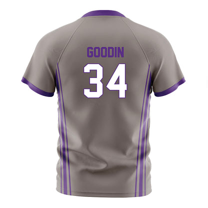 Northwestern - NCAA Women's Soccer : Ava Goodin - Gray Soccer Jersey-1
