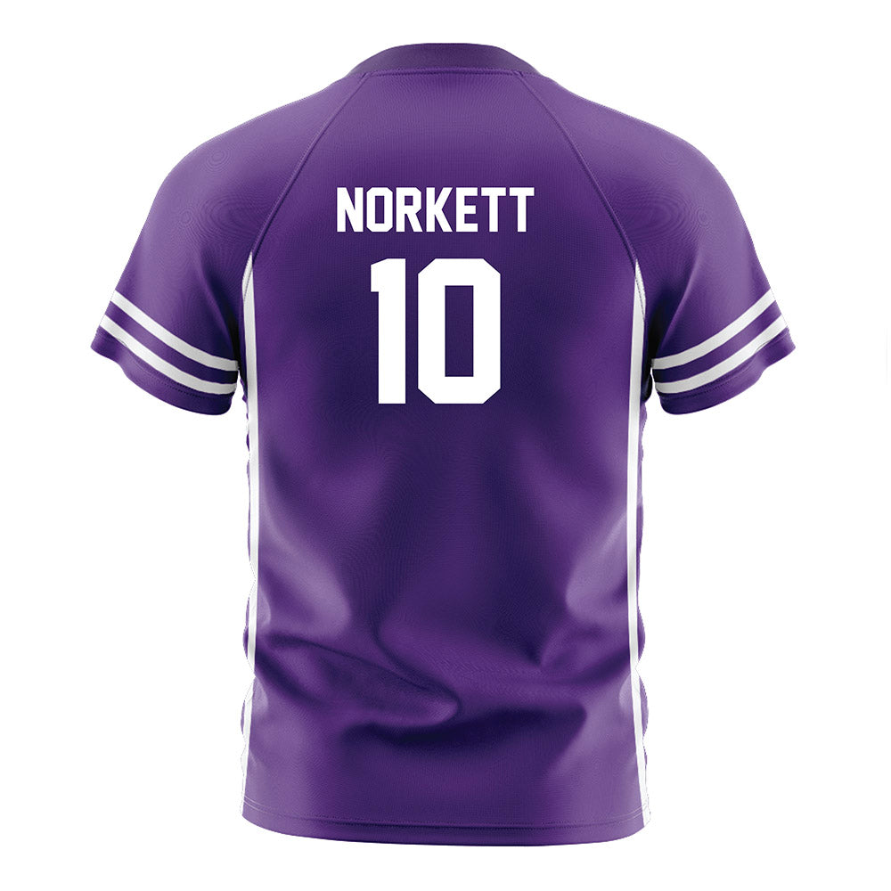 Northwestern - NCAA Women's Soccer : Megan Norkett - Purple Soccer Jersey