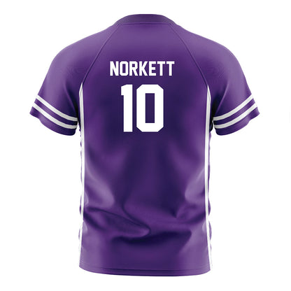 Northwestern - NCAA Women's Soccer : Megan Norkett - Purple Soccer Jersey