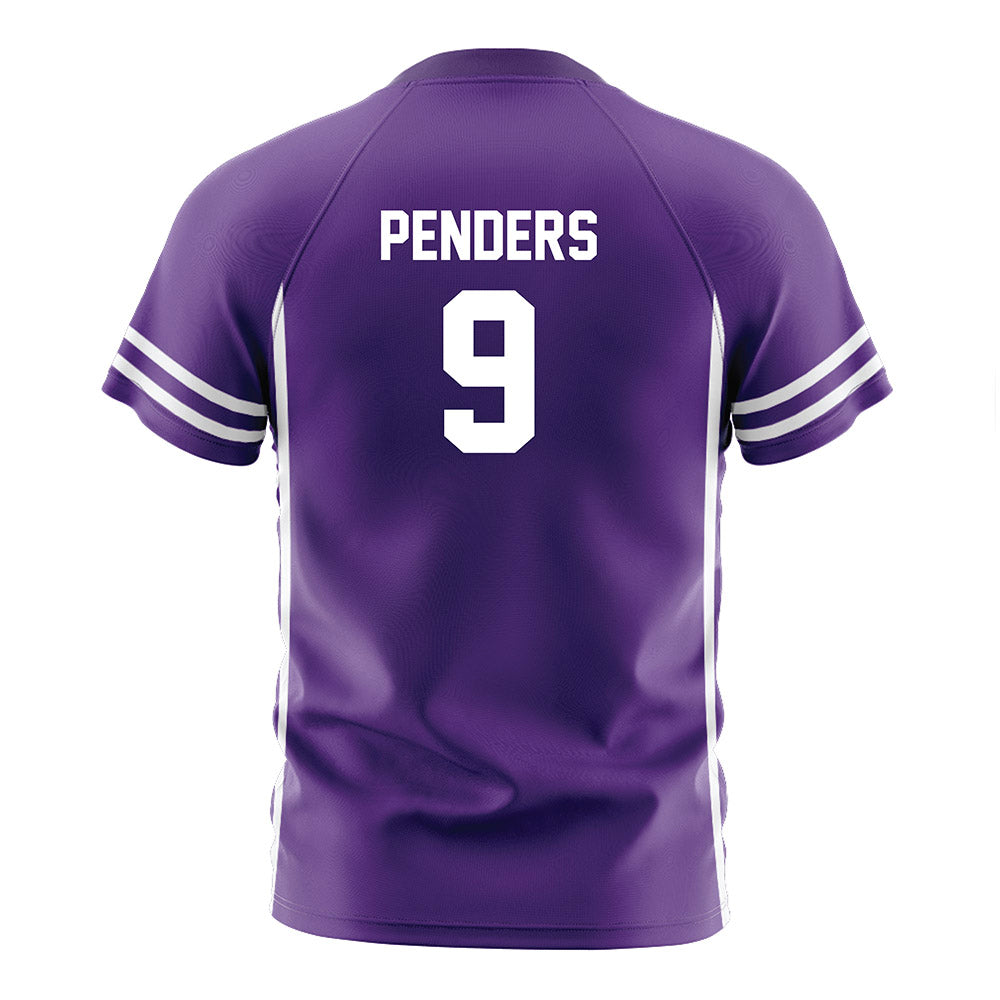 Northwestern - NCAA Men's Soccer : Toryn Penders - Purple Soccer Jersey-1