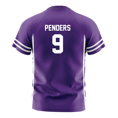 Northwestern - NCAA Men's Soccer : Toryn Penders - Purple Soccer Jersey-1