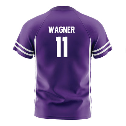 Northwestern - NCAA Women's Soccer : Keira Wagner - Purple Soccer Jersey-1