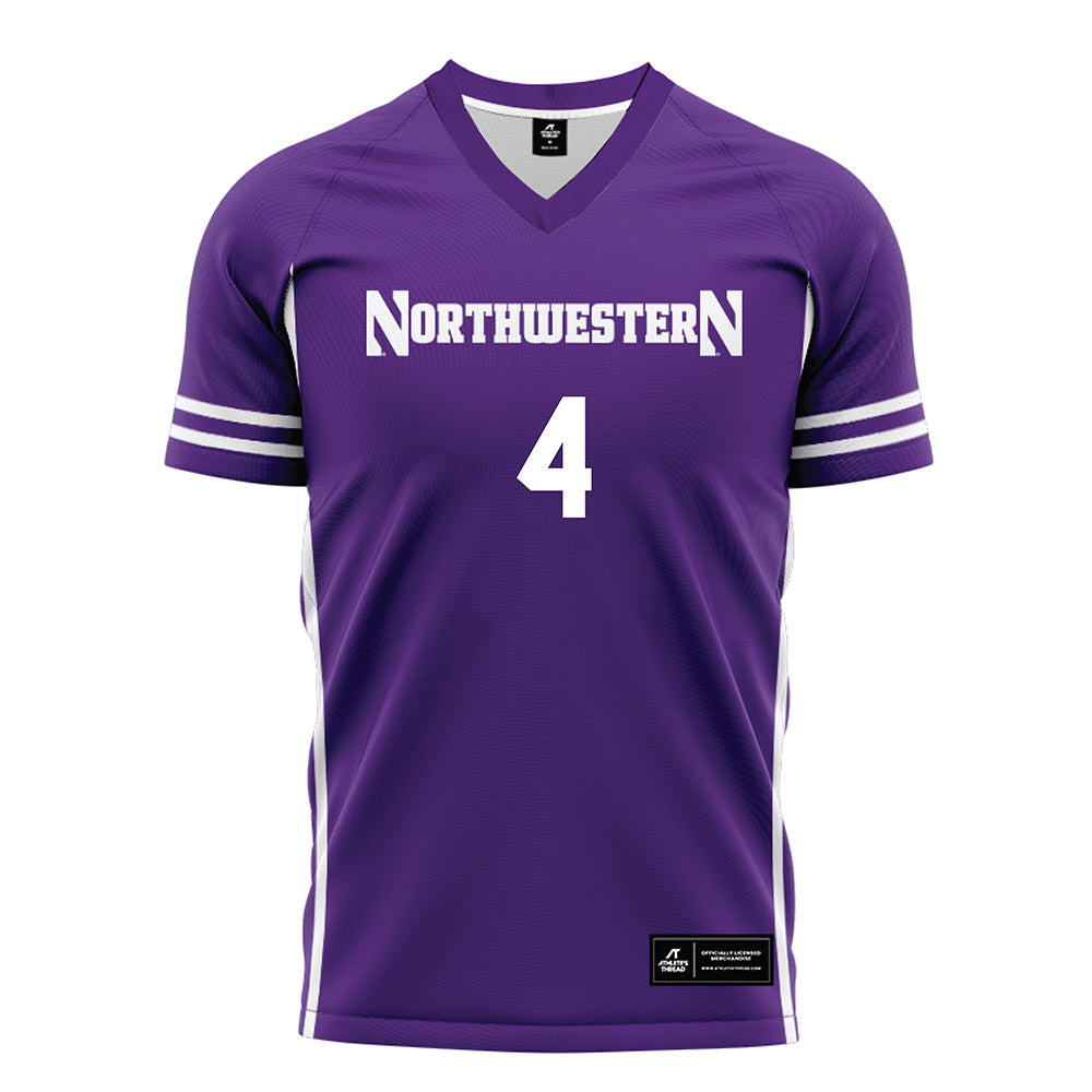 Northwestern - NCAA Men's Soccer : Dalton Bulowski - Purple Soccer Jersey-0