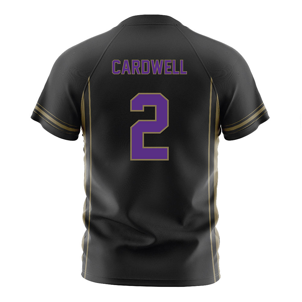 Northwestern - NCAA Women's Soccer : Liz Cardwell - Black Soccer Jersey-1