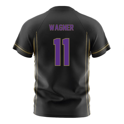 Northwestern - NCAA Women's Soccer : Keira Wagner - Black Soccer Jersey-1