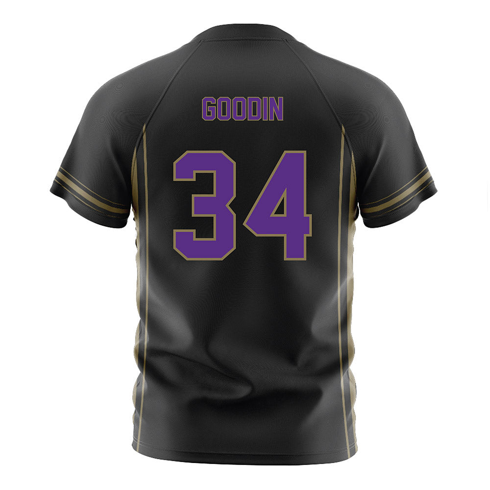 Northwestern - NCAA Women's Soccer : Ava Goodin - Black Soccer Jersey-1