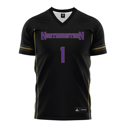 Northwestern - NCAA Women's Soccer : Reiley Fitzpatrick - Black Soccer Jersey
