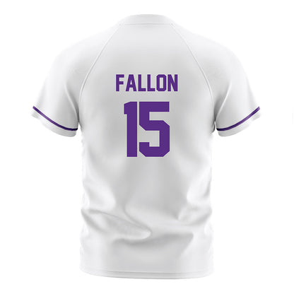 Northwestern - NCAA Women's Soccer : Alex Fallon - White Soccer Jersey-1