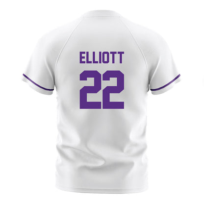 Northwestern - NCAA Women's Soccer : Olivia Elliott - White Soccer Jersey-1