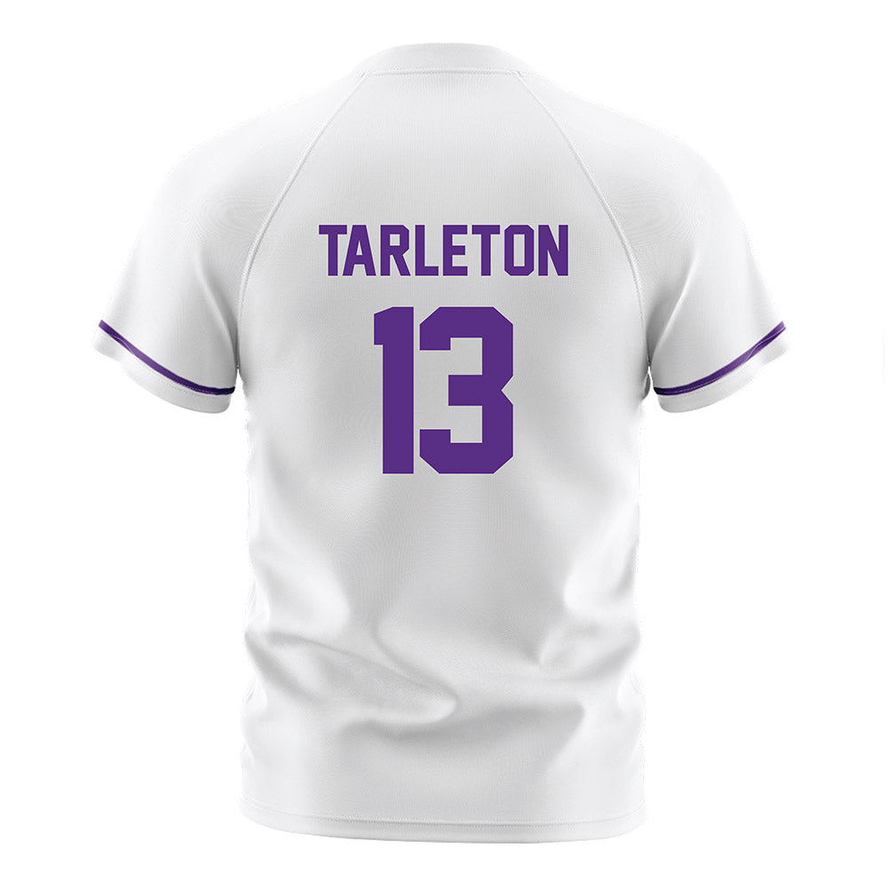 Northwestern - NCAA Men's Soccer : Baraka Tarleton - White Soccer Jersey-1
