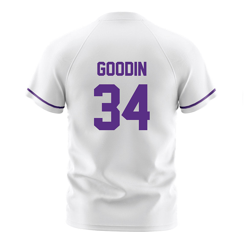 Northwestern - NCAA Women's Soccer : Ava Goodin - White Soccer Jersey-1