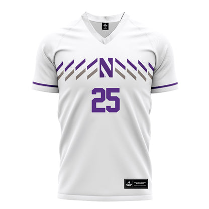 Northwestern - NCAA Men's Soccer : Seth Mahlmeister - White Soccer Jersey-0