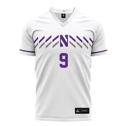 Northwestern - NCAA Men's Soccer : Toryn Penders - White Soccer Jersey-0