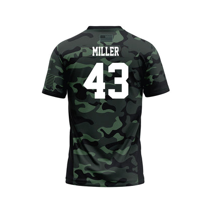 Hawaii - NCAA Football : Gannon Miller - Camo Football Jersey-1