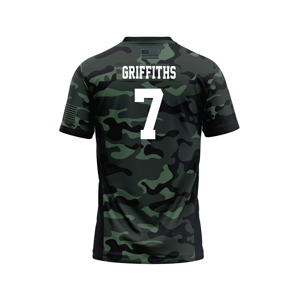 Hawaii - NCAA Football : Tre Griffiths - Camo Football Jersey-1