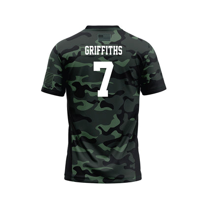 Hawaii - NCAA Football : Tre Griffiths - Camo Football Jersey-1