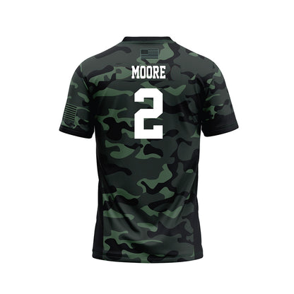 Hawaii - NCAA Football : Kona Moore - Camo Football Jersey-1