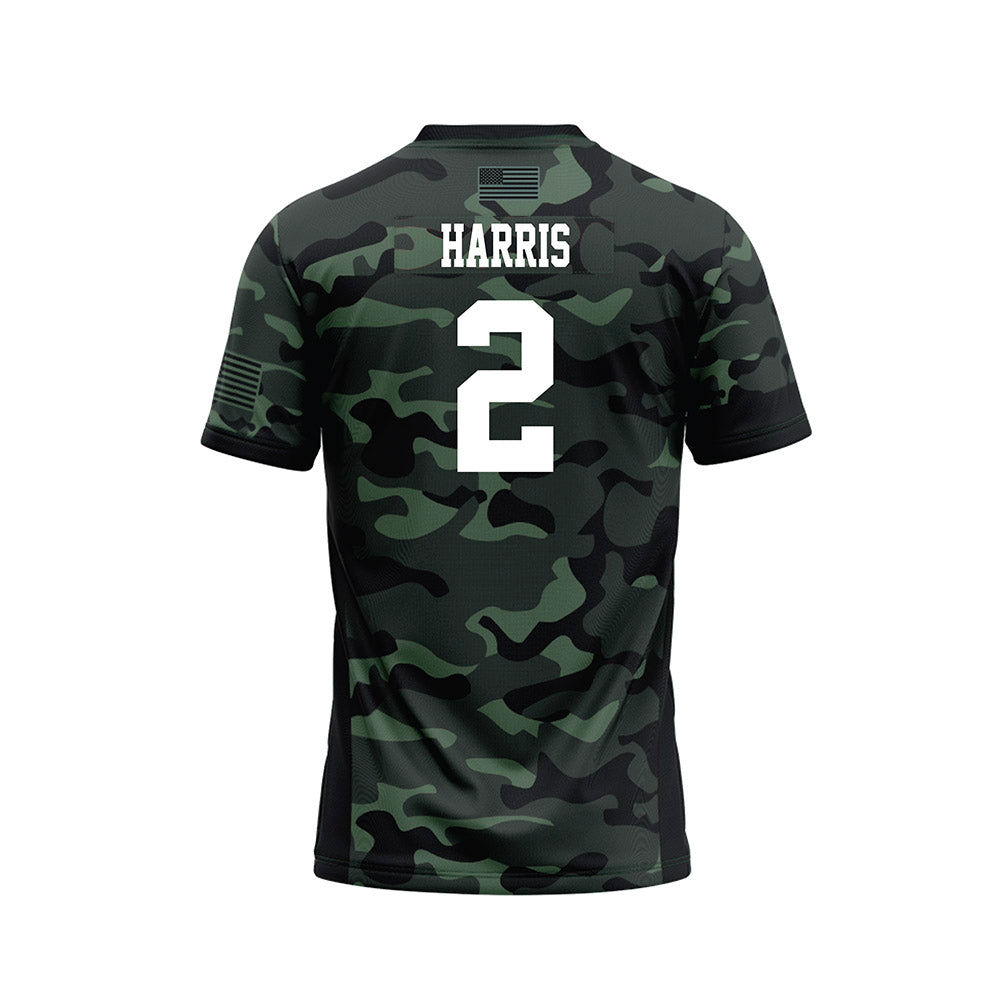 Hawaii - NCAA Football : Audric Harris - Camo Football Jersey-1