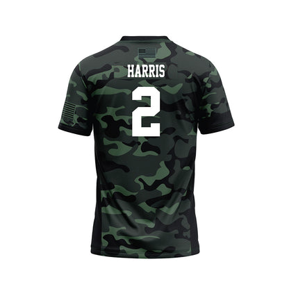 Hawaii - NCAA Football : Audric Harris - Camo Football Jersey-1