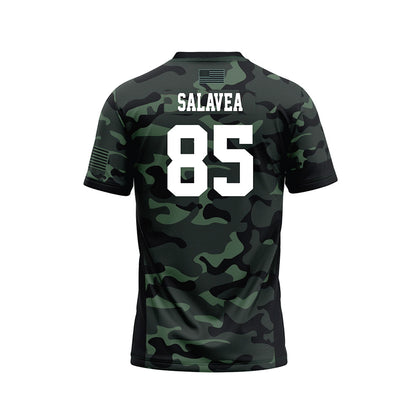 Hawaii - NCAA Football : Oakie Salavea - Camo Football Jersey-1